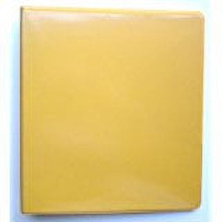 YELLOW 3 RING 1" VIEW BINDER 8.5 X 11 - BOX OF 12