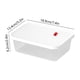 thumbnail image 3 of Caja de almacenamiento de alimentos | Recipientes de plástico transparentes | Microondas y frigorífico | Conservador apilable de verduras y frutas | Tamaños pequeños, medianos y grandes | Marcador, 3 of 9