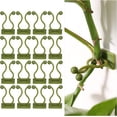 thumbnail image 1 of 100 clips de soporte para plantas trepadoras, clips autoadhesivos para plantas, clip de fijación de pared de vid verde, fijador de pared, clip de gancho de soporte para plantas, clip de estaca, decora, 1 of 5