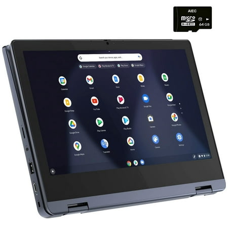 Lenovo Flex 3 2-in-1 Convertible Chromebook 11.6" HD IPS Touchscreen, MediaTek MT8183 Processor, 4GB DDR4, 64GB eMMC, Wi-Fi, Bluetooth, USB-C, Webcam, 2.7LBS
