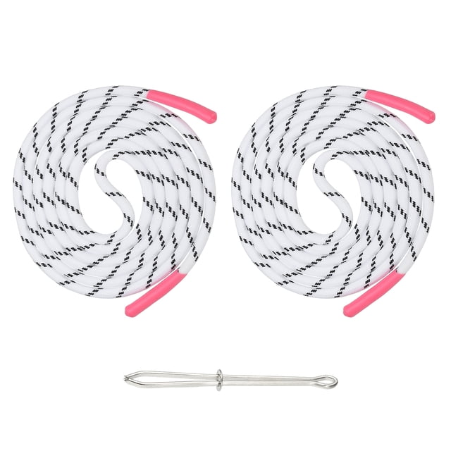 Uxcell 2 piezas 53 pulgadas Cuerdas de Ajuste Reemplazo con Enhebrador Fácil para Sudaderas y Pantalones