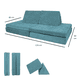 thumbnail image 3 of Dundy Clasico, Sillon de Actividades Modular Infantil. Sofa de Piso para niños y Adultos. Juego para niños y Bebes. 4 Piezas. 85 x 170 x 50 cm. (Aqua), 3 of 6