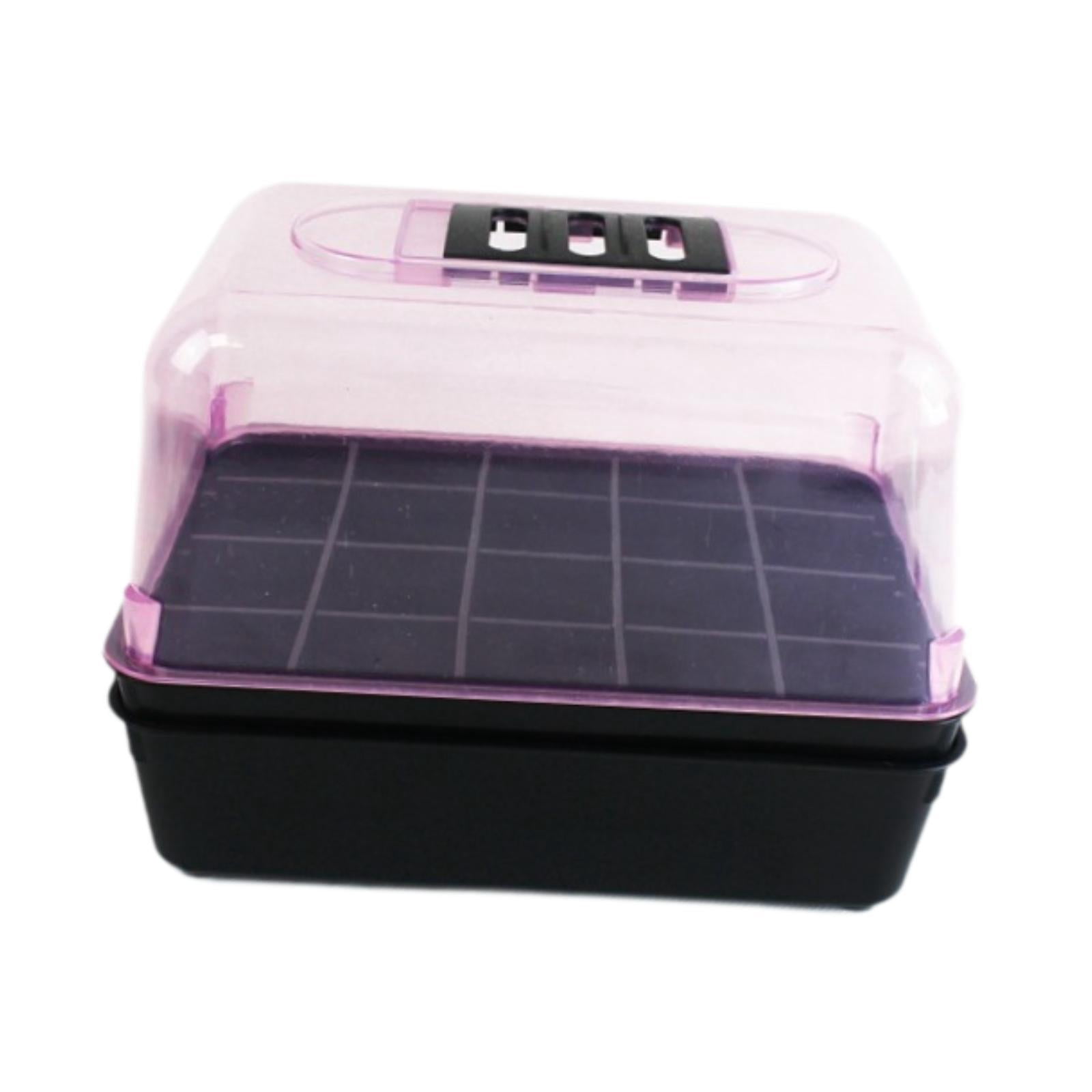 MAGIDEAL Germination Seed Starter Tray with Lid Humidity Adjustable Mini Greenhouse for