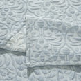 thumbnail image 3 of Superior Vineyard Cotton Blend Matelasse Coverlet, Throw (Non-Standard), Sky Blue, 3 of 5
