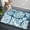 Blue, variant on Palm Tree Monstera Round Area Rug 3 FT,Small Kitchen Bathroom Mat,Purple White Leaf Boho Botanical Tropical Washable Indoor Outdoor Throw Runner Carpet Doormat for Table Shower Sofa Entryway