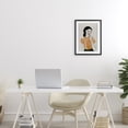 thumbnail image 3 of Stupell Industries Modern Woman in Orange Blouse Black Framed Print Under Glass, 14 x 20, by Omar Escalante, 3 of 8