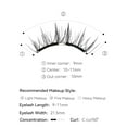 thumbnail image 3 of #14 Frost Black Plus WOSADO Soft Ultra Widen Magnetic Eyelashes natural look cat eye air lashes reusable, Zero glue-free light weight makeup cosmetic, 3 of 7