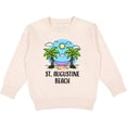 thumbnail image 2 of Inktastic Summer Vacation in St Augustine Beach Toddler Sweatshirt, 2 of 4