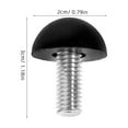 thumbnail image 2 of Clispeed 20pcs Stabilization Furniture Levelers Rubber Black for Outdoor Use, 2 of 8