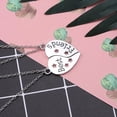 thumbnail image 4 of UNIDS Mejores Amigos Collar Joyería Yin Yang Tai Chi Collares pendientes Negro Blanco Emparejado Collar Para Hombres Mujeres Parejas regalo, 4 of 4