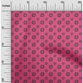 thumbnail image 1 of oneOone Polyester Lycra Fabric Floral Block Print Sewing Fabric BTY 56 Inch Wide, 1 of 4