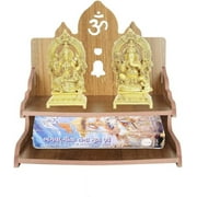 MS ENTERPRISE Wooden Beautiful Plywood Mandir Pooja Room Home Decor Office OR Home Temple Wall Hanging Product (3), X-Large, BTS003