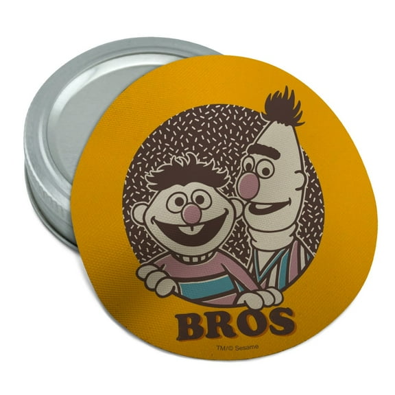 Sesame Street Bert and Ernie Bros Round Rubber Non-Slip Jar Gripper Lid Opener