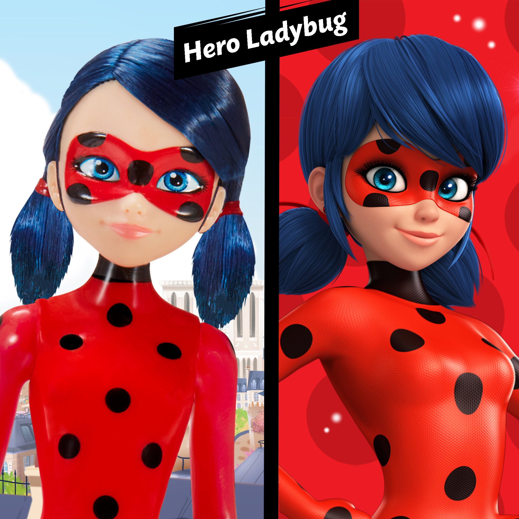 Miraculous Ladybug Hero Doll” 10.5” Fashion Doll by Playmates Toys -  Walmart.com