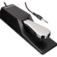 thumbnail image 5 of On Stage Classic Single-X Keyboard Stand + Alesis ASP-2 Universal Piano-Style Sustain Pedal + On Stage Compact Sheet Music Stand, Black with Bag + On Stage Instrument Cable, 10 ft., 5 of 5