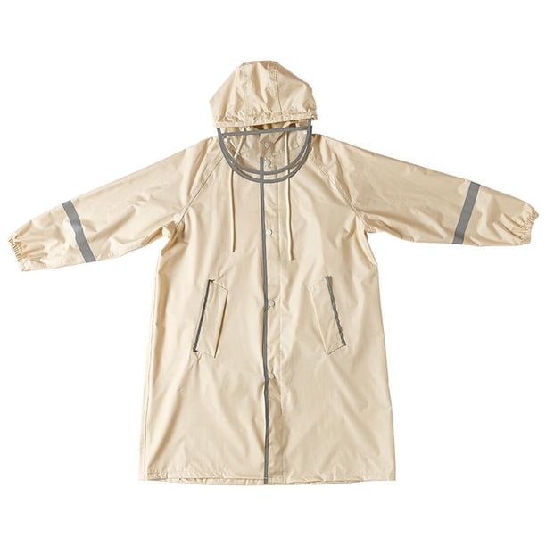 Chubasquero con capucha para niños, impermeable, transpirable, portátil, para niños y niñas, chaqueta impermeable para acampar, senderismo al aire