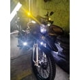 thumbnail image 2 of Faros Auxiliares Moto Doble Color Impermeables Faros Led Par, 2 of 8