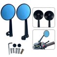 thumbnail image 1 of Cnc Motorcycle Electric Mirror Round Side Rearview Mirror For Honda For Kawasaki Anti-fall Folding Round Mirror, 1 of 5