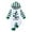 White, variant on HNMKIU My First St Patricks Day Outfit Hooded Romper Jumpsuit with Striped Letter Print Long Sleeve Baby Clothes White,6-9 Months