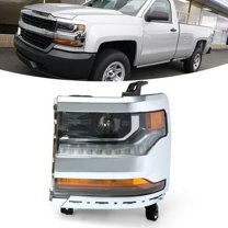labwork Replacement for 2016 2017 2018 Chevrolet Silverado 1500 LD Headlight LED DRL HID Bulbs Left Driver Side Headlamp GM2502445