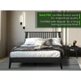 thumbnail image 3 of Acacia Kaylin Solid wood bed frame & Nightstand - Queen - Black Ristretto, 3 of 4