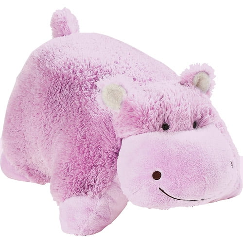 pink hippo pillow pet
