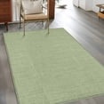 thumbnail image 3 of Vintage Sage Green Large Area Rugs for Bedroom Living Room, Soft Non Slip Carpet Bedside Rug, Farmhouse Retro Beige Solid Color Rectangular Floor Cover Kitchen Accent Rug 3'x5' for Dining Room/Office, 3 of 9