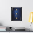 thumbnail image 6 of Three Of Hearts Space Background Playing Card Canvas Wall Art for Home Decor Ready-to-Hang, 6 of 18