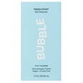 Bubble Skincare Vegan Fresh Start Gel Facial Cleanser, Exfoliating Face