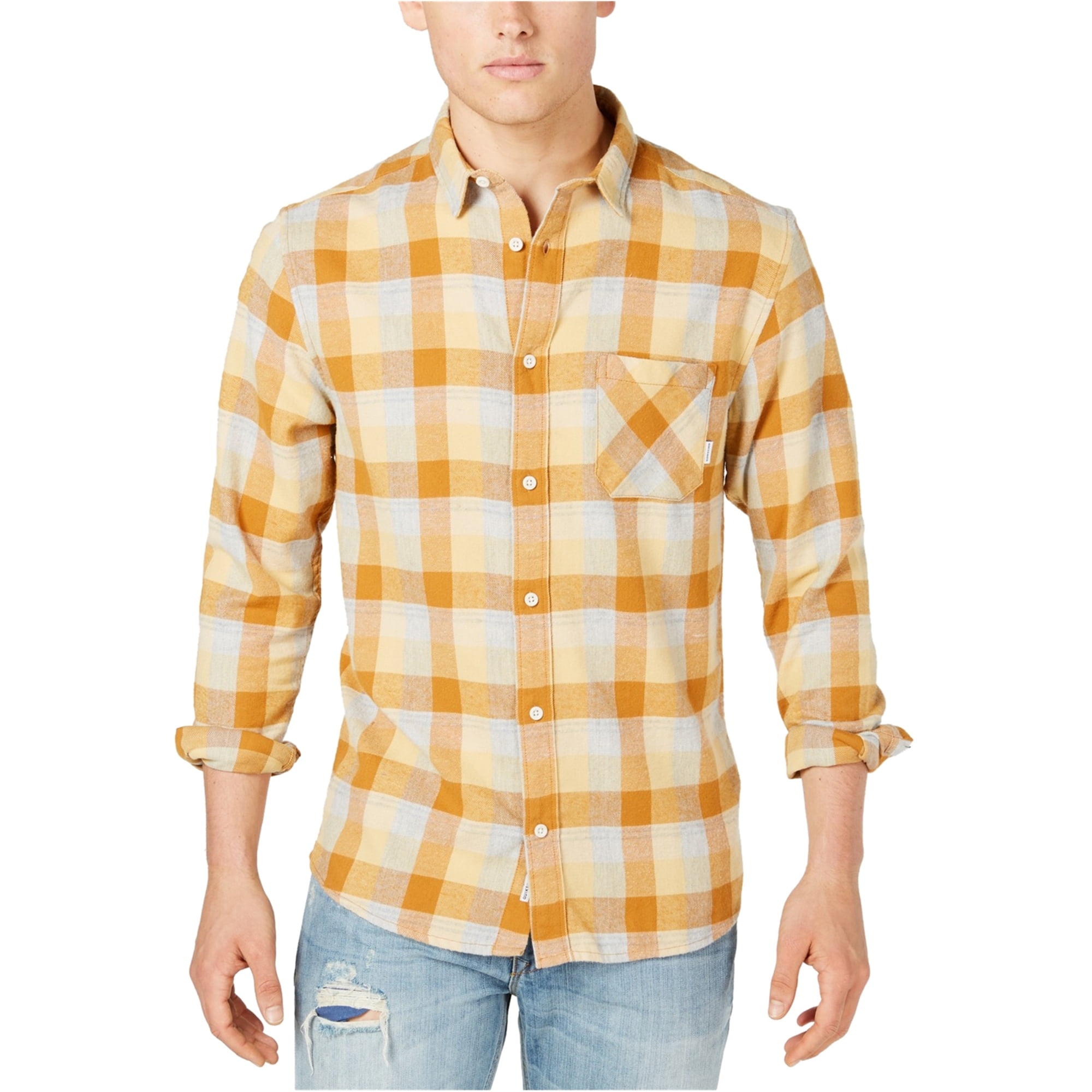 quicksilver button down