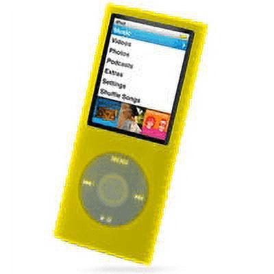 Super Grip Silicone Skin Case for 4th Generation iPod Nano (Yellow)