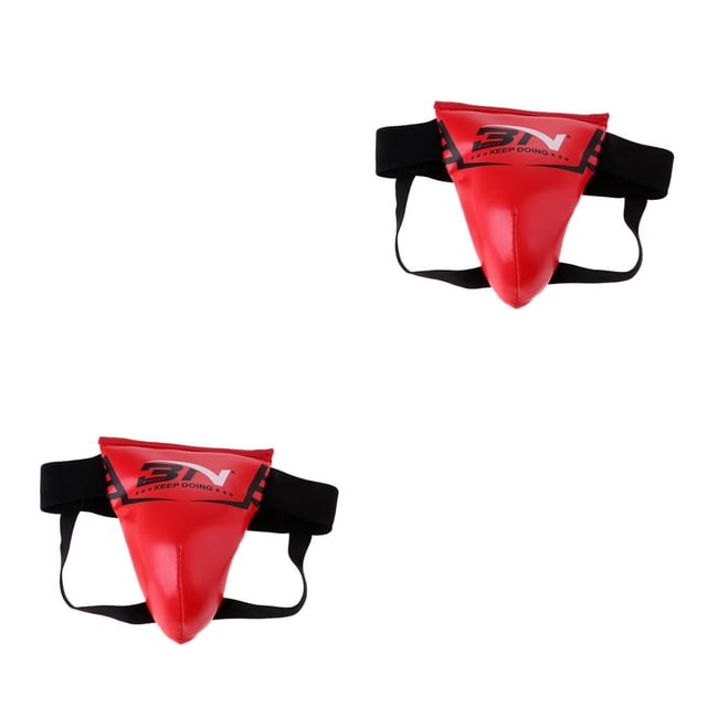 Advancent Elastic Belt Boxing Crotch Protector Groin Kids Gear Guard Boxing S Rojo Adulto L 2piezas