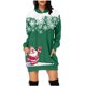 thumbnail image 2 of WILLBEST Sudaderas para Mujer, Vestido de Navidad, Vestido de Noche para Mujer, Sudadera Navideña de Moda con Capucha y Bolsillo Tipo Bolso, Sudadera Estampada, Falda de Moda XX-Grande, 2 of 4