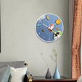 thumbnail image 2 of Reloj de pared Reloj De Pared Sin Tictac Adorno Silencioso Espacio En El Hogar Reloj Decorativo, 2 of 9