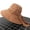 Caramel, variant on New Fashion Spring Summer Sun Hat Women Big Bow Cloth Wide Brim Hat Lady Flat Top Packable Fishing Cap Bucket Hat Panama