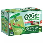 GoGo SqueeZ Applesauce /Cinnamon/Strawberry/GIMME Five 3.2 Oz (32 Count)
