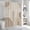 Beige, variant on Bedliving Shower Curtain for Bathroom with 12 Hooks, Beige Wildflower Waterproof Fabric, 72" x 72"