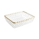 thumbnail image 4 of Cesta de alambre tejida para guardar aperitivos y artículos diversos, cuenco para verduras, cesta para frutas 40x31x11cm, 4 of 9