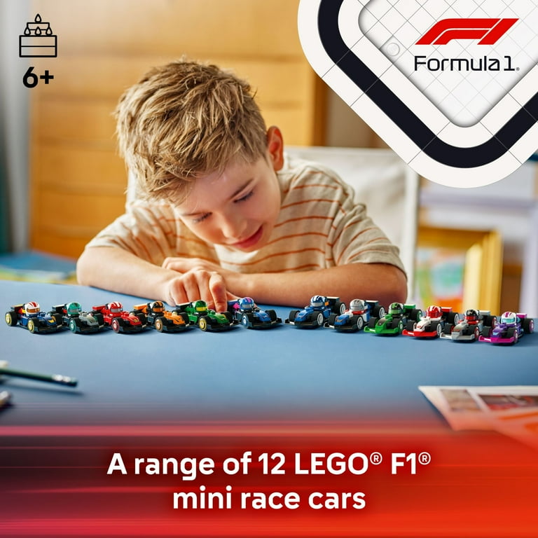 LEGO F1 Collectible Race Cars - Limited Edition Model Car Building Kit - Mystery Box for Fans of Formula 1 and Kids, Boys, and Girls, Ages 6+ - Collectible Gift Idea - 71049
