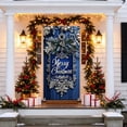 thumbnail image 6 of Christmas Door Cover, 35"x71" Xmas Hanging Banner Holiday Backdrop, Merry Christmas Background for Home Holiday Decor, T, 6 of 6
