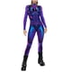 thumbnail image 2 of Gibobby pantalones siameses Mono de Halloween para mujer Cool Sexy Tech Estético Estampado de manga larga Body(Morado， L), 2 of 3