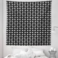 thumbnail image 1 of Moon Rays Tapestry, Illustration of Half Sun and Half Crescent in Continuous Pattern, Fabric Wall Hanging Decor for Bedroom Living Room Dorm, 5 Sizes, Charcoal Grey and White, by Ambesonne, 1 of 1