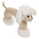 thumbnail image 5 of 1 juguete para mascotas resistente a mordeduras, no tóxico, de peluche, con chirriadores para masticar, dentición y aburrimiento (caniche beige), 5 of 8