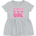 thumbnail image 3 of Inktastic Papas Girl Granddaughter Girls Baby Dress, 3 of 5