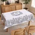 thumbnail image 4 of MMJ Christmas Coloring Table Cover DIY Activity Tablecloth, Washable Protective Cover for Holiday Party Table Christmas Decor 40x60in, 4 of 7