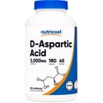 thumbnail image 1 of Nutricost D-Aspartic Acid | 3,000 Mg Per Serving | 180 Capsules | 45 Servings, 1 of 2
