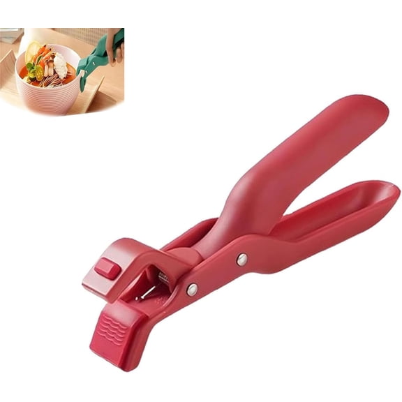 Scarcelye Hot Plate Gripper, Multi-function Anti-Scald Bowl Clip, Hot Plate for Moving Hot Plate or Bowls with Food Out from Microwave Oven