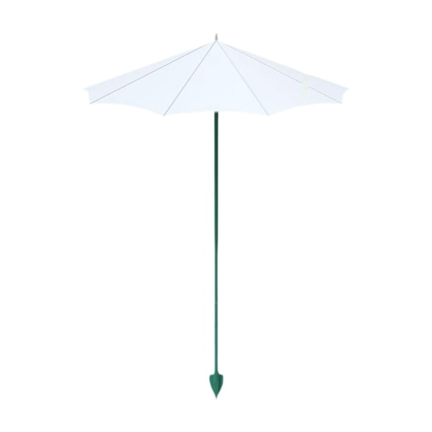 Mini sombrilla parasol para plantas de jardín en macetas con ángulo ajustable para protección solar. Blanco