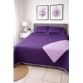 thumbnail image 3 of Edredón Ligero Matrimonial / Queen Size Doble Vista Con Fundas de Almuadas Morado-lila, 3 of 5