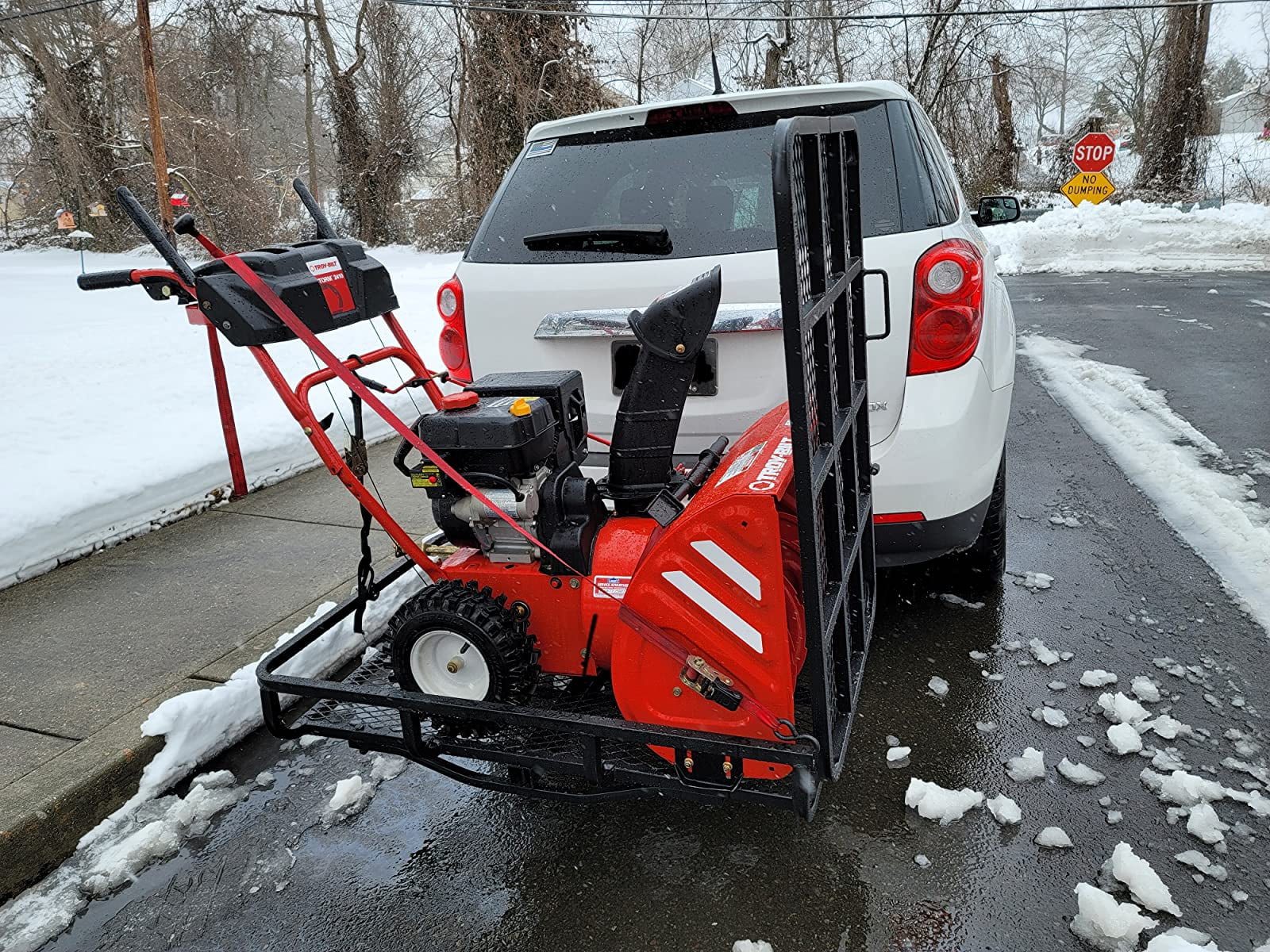 Apex HitchMounted Steel Cargo Carrier With Ramp 500 Capacity atelier